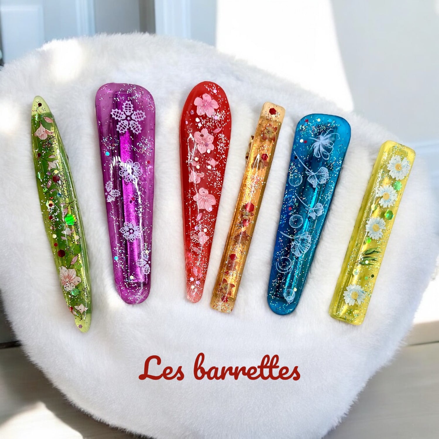 Les barrettes (fait-main)